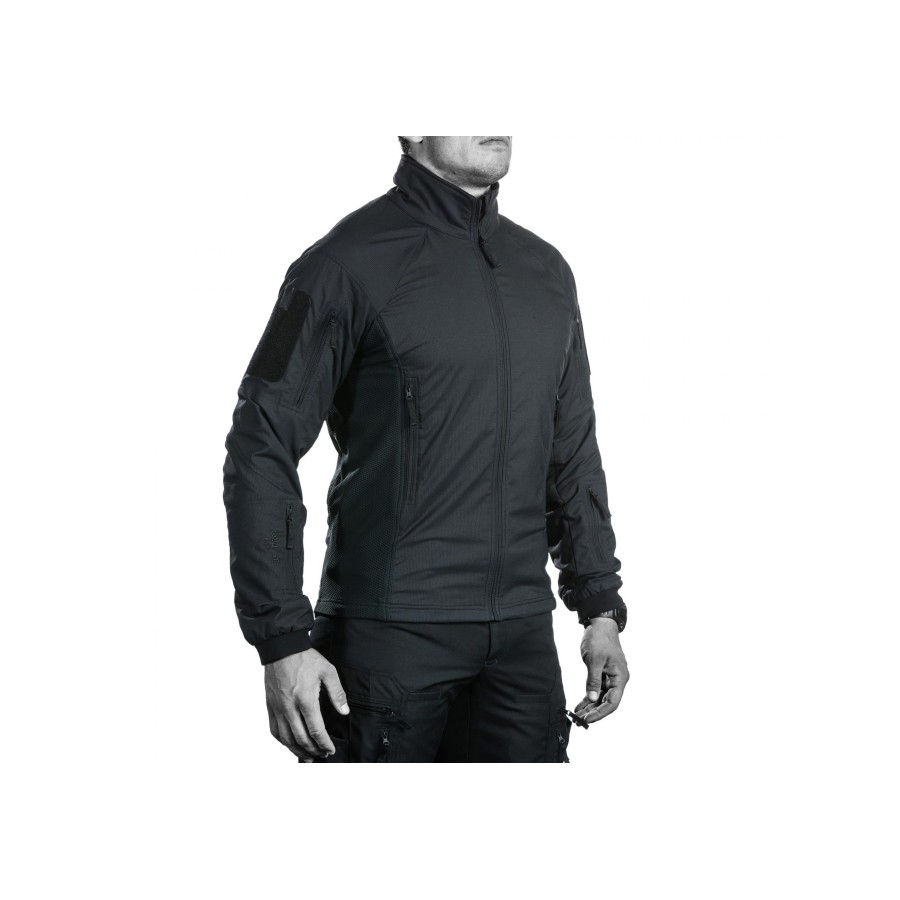 UF PRO TACTICAL SOFTSHELL JACKET - MODEL HUNTER FZ GEN.2 - BLACK