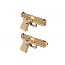 2 WAY FIXED - NON-RECOILING OUTER BARREL PENTRU GLOCK19X UMAREX - GOLD