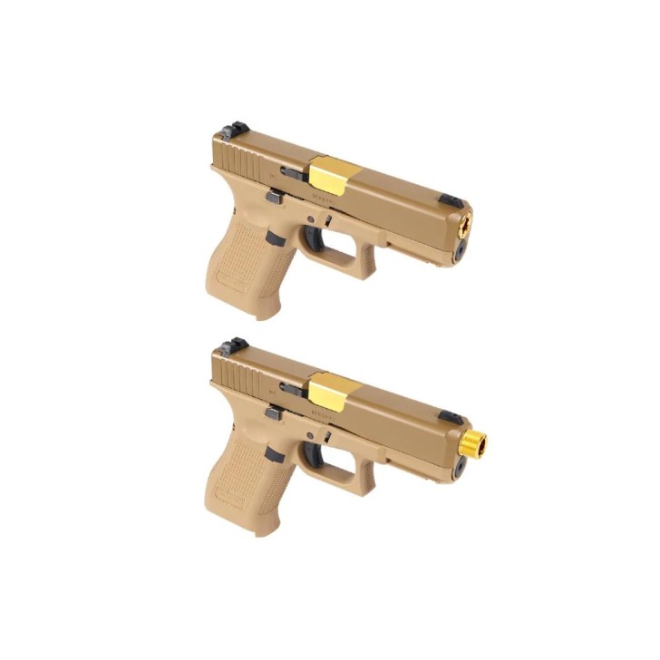 2 WAY FIXED - NON-RECOILING OUTER BARREL PENTRU GLOCK19X UMAREX - GOLD