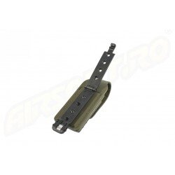 PORT INCARCATOR SIMPLU INCHIS DIN POLIMER - PENTRU GLOCK 17 - SISTEM MOLLE - GREEN