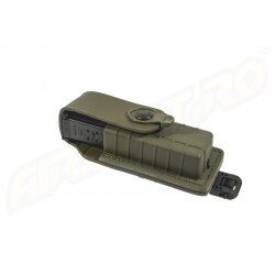 PORT INCARCATOR SIMPLU INCHIS DIN POLIMER - PENTRU GLOCK 17 - SISTEM MOLLE - GREEN