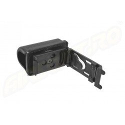 OPENED PEPPER SPRAY HOLDER POUCH IN KYDEX AND TECH - RUBBER