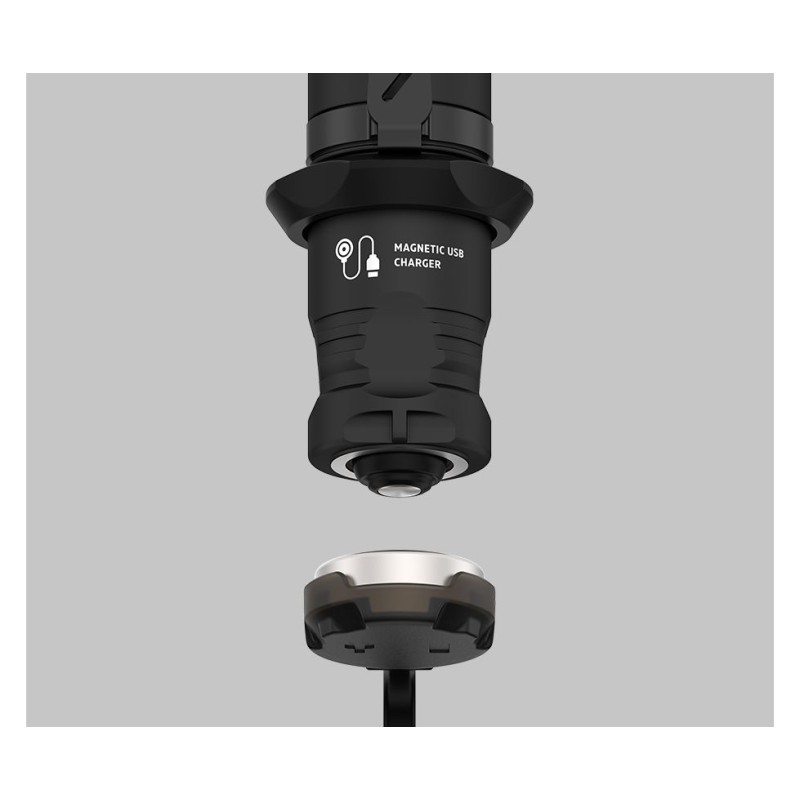 ARMYTEK DOBERMANN TORCIA TATTICA 2 IN 1 CON CARICATORE MAGNETICO USB - WHITE