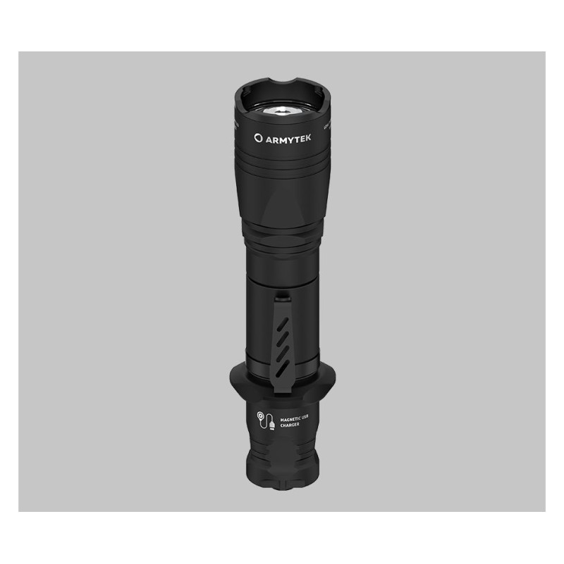 ARMYTEK DOBERMANN TORCIA TATTICA 2 IN 1 CON CARICATORE MAGNETICO USB - WHITE
