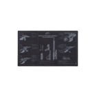 HELIKON TEX RIFLE CLEANING MAT -  85.5 X 50 X 0.3 CM -  BLACK