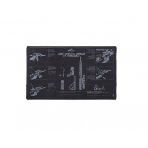 HELIKON TEX TAPPETINO PER LA PULIZIA DEL FUCILE -  85.5 X 50 X 0.3 CM -  NERO