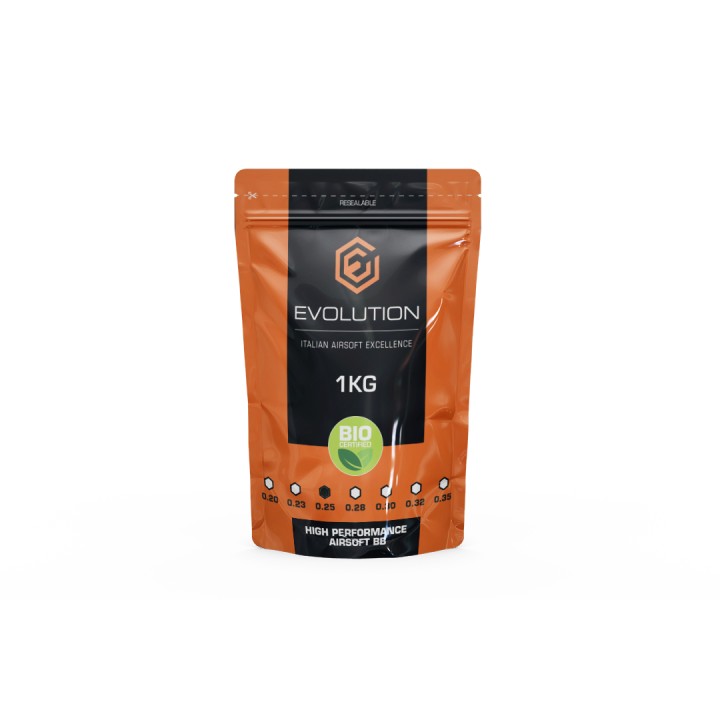 EVOLUTION SOFTAIR PALLINI BIODEGRADABILI DA 0.25G - HIGH PERFORMANCE - 1 KG