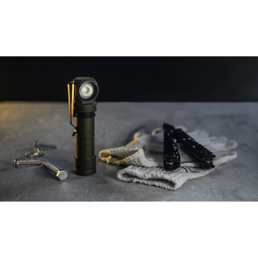 ARMYTEK LANTERNA MODEL WIZARD C2 PRO MAX - MAGNET USB - OLIVE - LUMINA ALBA