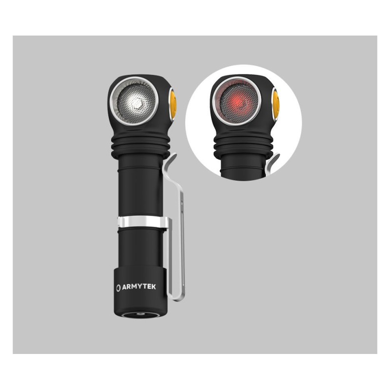 ARMYTEK LANTERNA MODEL WIZARD C2 WR - MAGNET USB - LUMINA ALBA/ROSIE