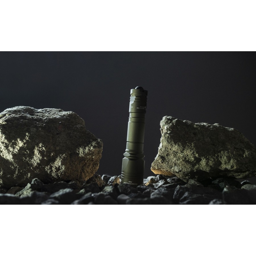 ARMYTEK DOBERMANN TORCIA TATTICA 2 IN 1 CON CARICATORE MAGNETICO USB - OLIVE - WARM