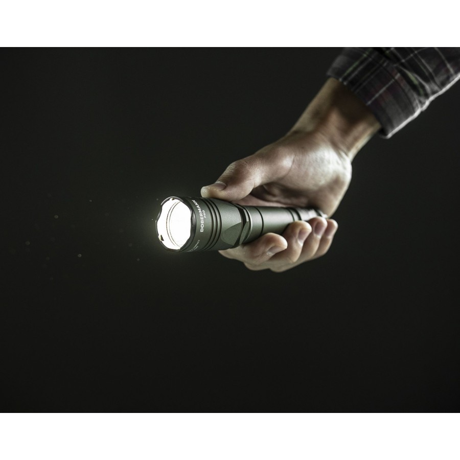 ARMYTEK DOBERMANN TORCIA TATTICA 2 IN 1 CON CARICATORE MAGNETICO USB - OLIVE - WARM