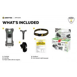 ARMYTEK LANTERNA MODEL ZIPPY WR EXTENDED SET - GALBEN