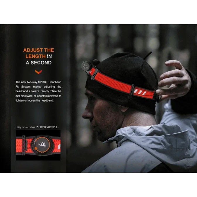FENIX HM62-T LAMPADA FRONTALE LEGGERA PER TRAIL RUNNING