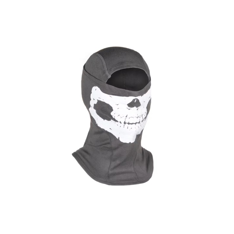 SHADOW TACTICAL CAGULA/BALACLAVA CU IMPRIMEU CRANIU - NEAGRA
