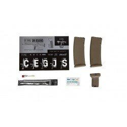 SA-E12-LH EDGE 2.0 CARBINE REPLICA - LIGHT OPS STOCK - HALF-TAN