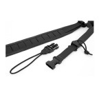 CINGHIA TATTICA A DUE PUNTI - LASER CUT - NERO