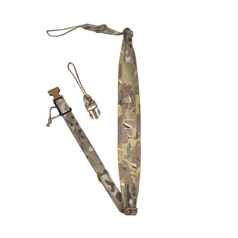 CINGHIA TATTICA A DUE PUNTI - LASER CUT - MULTICAM