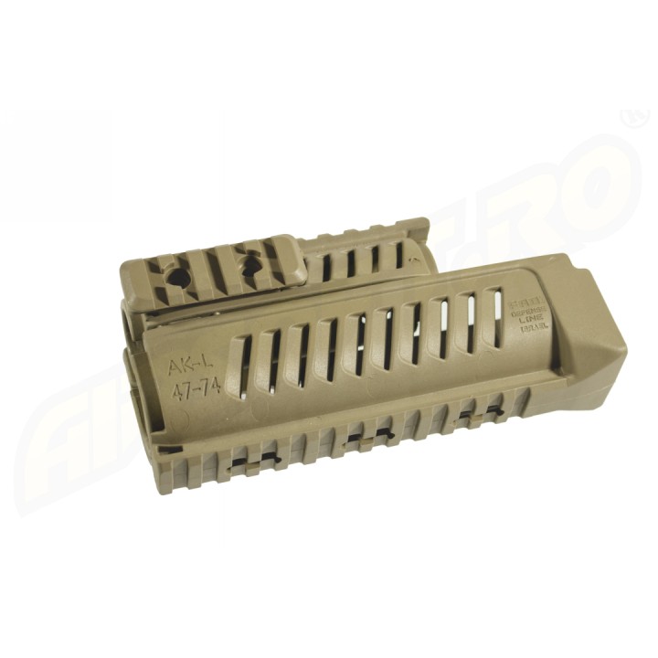 HAND GUARD AK47-74 - 4 RAIL SYSTEM - DESERT