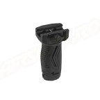 IMI DEFENSE FRONT GRIP OVG OVERMOLDING BLACK