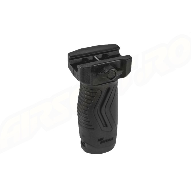 IMI DEFENSE FRONT GRIP OVG OVERMOLDING BLACK