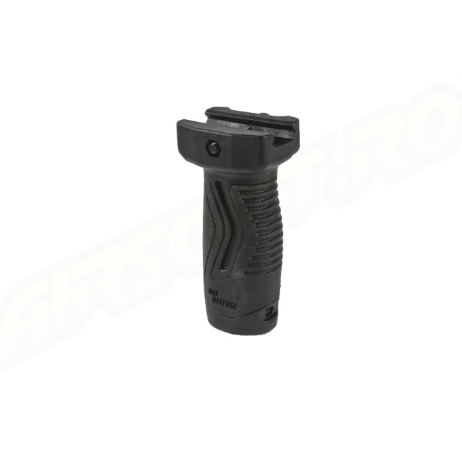 IMI DEFENSE FRONT GRIP OVG OVERMOLDING BLACK