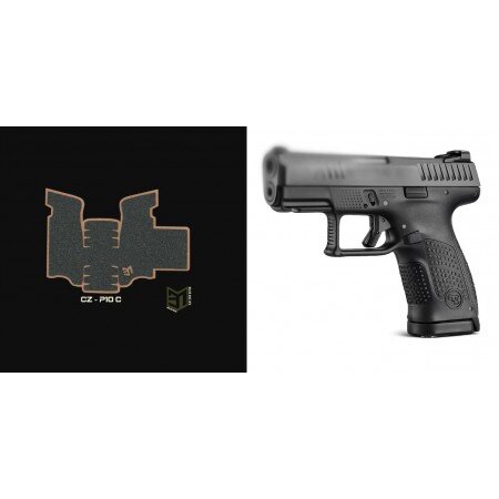 GRIP ADERENT BRAVO MIKE OPS PRECISION GRIPS PENTRU CZ P-10 C