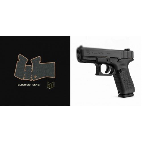 GRIP ADERENT BRAVO MIKE OPS PRECISION GRIPS PENTRU GLOCK G19 GEN5