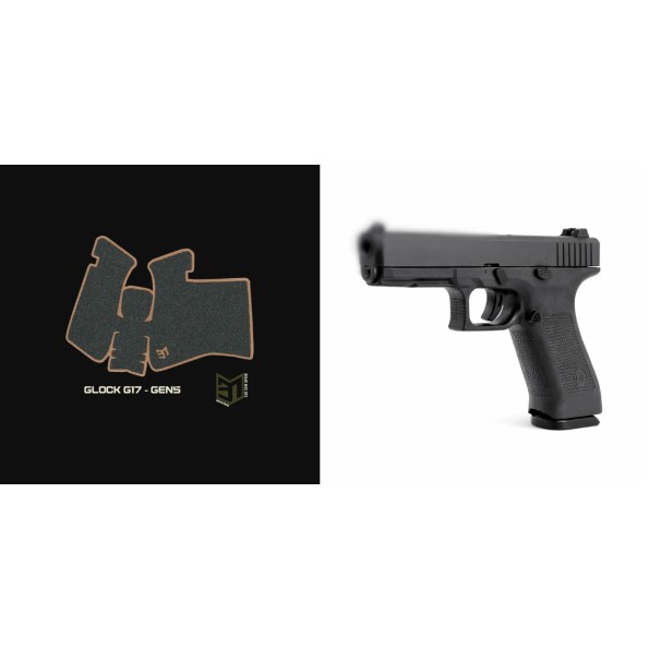 GRIP ADERENT BRAVO MIKE OPS PRECISION GRIPS PENTRU GLOCK G17 GEN5