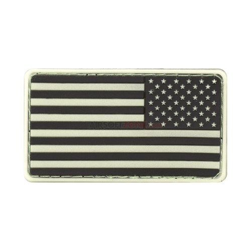 PATCH CAUCIUCAT - US FLAG - GLOW IN THE DARK