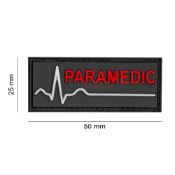 PATCH CAUCIUC - PARAMEDIC - COLOR