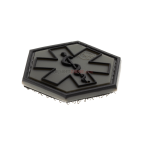 PATCH CAUCIUCAT PARAMEDIC HEXAGON - RANGER GREEN