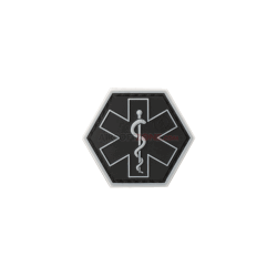 PATCH CAUCIUCAT PARAMEDIC HEXAGON - RANGER GREEN