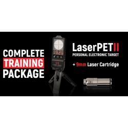 LASER AMMO LASERPET II PLUS SURESTRIKE 9MM (9X19) CARTRIDGE - RED LASER