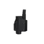 HOLSTER UNIVERSAL PENTRU PISTOL CU LANTERNA SI RED DOT - LUX - NEGRU