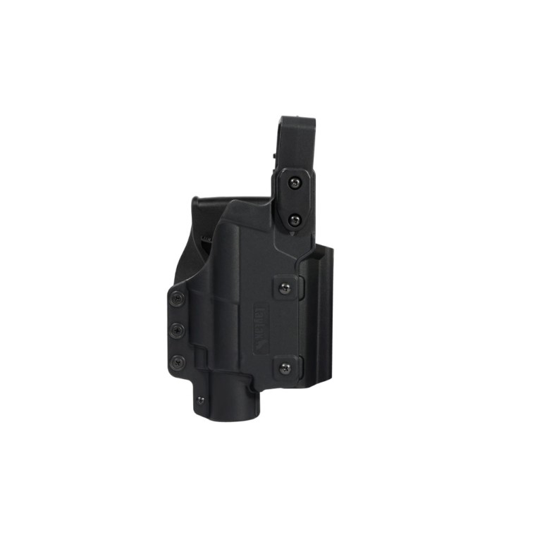HOLSTER UNIVERSAL PENTRU PISTOL CU LANTERNA SI RED DOT - LUX - NEGRU