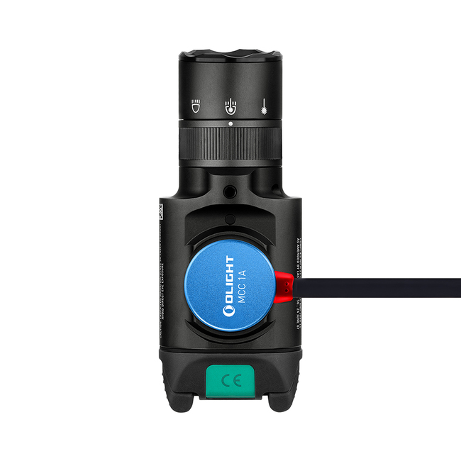 OLIGHT TORCIA + LASER BALDR PRO R - 1350 LM - 200M - NERO