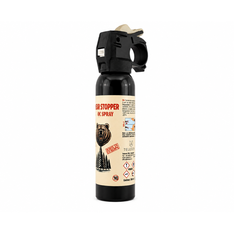 ANTI-BEAR SPRAY WITH PEPPER - BEAR STOPPER - 200 ML