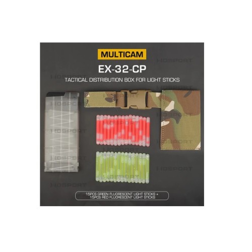 SCATOLA TATTICA CON BASTONCINI LUMINOSITÀ - MULTICAM