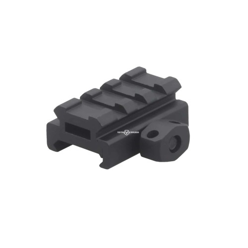 VO 1/2INCH PICATINNY RISER RAIL MOUNT (1.27CM) - BLACK