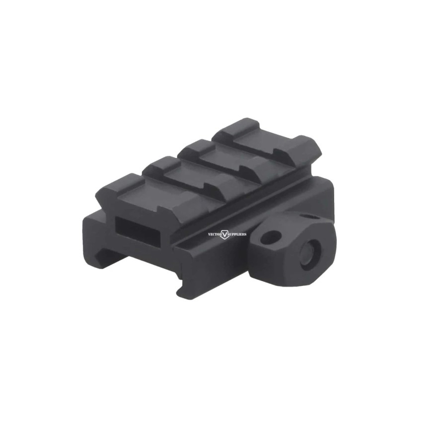VO 1/2INCH PICATINNY RISER RAIL MOUNT (1.27CM) - BLACK