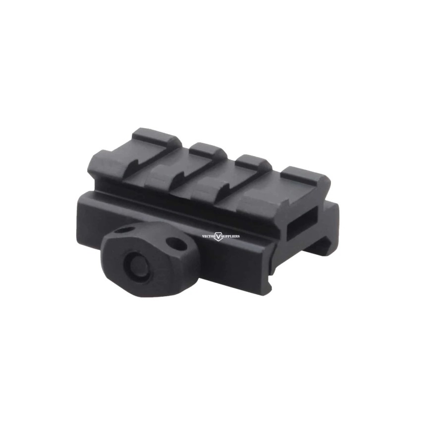 VO 1/2INCH PICATINNY RISER RAIL MOUNT (1.27CM) - BLACK