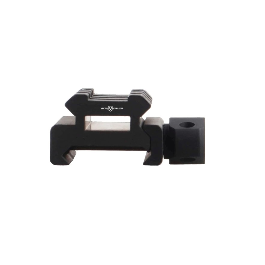 VO 1/2INCH PICATINNY RISER RAIL MOUNT (1.27CM) - BLACK