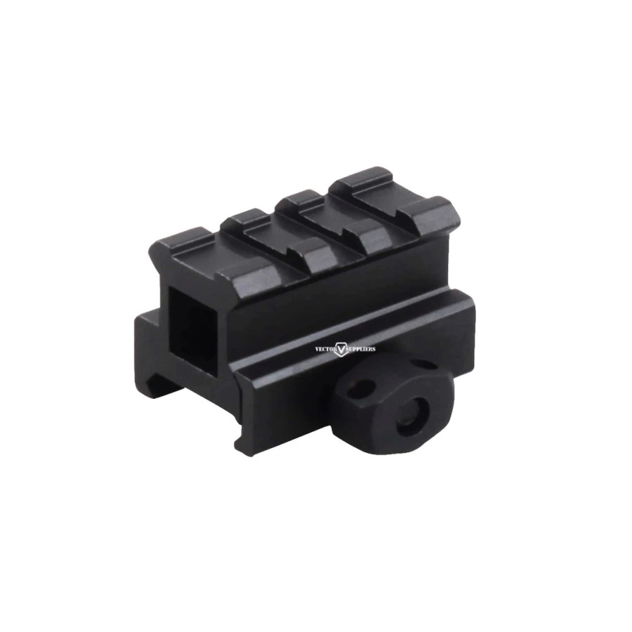 VO 0.83 PICATINNY RISER RAIL MOUNT (2.1CM) - BLACK