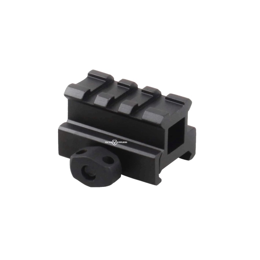VO 0.83 PICATINNY RISER RAIL MOUNT (2.1CM) - BLACK