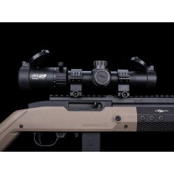 LMTS-02 SHORT DOT SCOPE 1-6X28 - 30MM - BLACK
