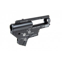 SA REINFORCED ÆTHER  V2 GEARBOX SHELL WITH BEARINGS (8 MM) - BLACK