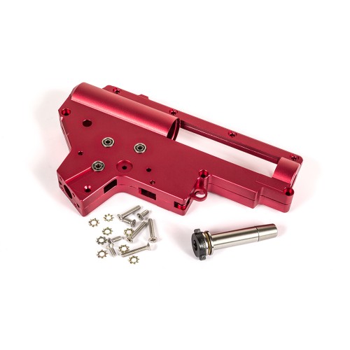 V2 QD GEARBOX W/ SPRING GUIDE / BEARINGS PLUS TRIGGER SWITCHCNC - 7075 ALUMINIUM 8MM