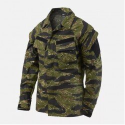 RAID SHIRT POLYCOTTON STRETCH RIPSTOP - TIGER STRIPE