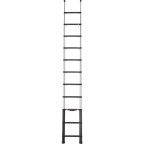 SCARA TELESCOPICA MODEL RESCUE - 3.5M - BLACK - STEP COVERS - TYPE B