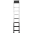 SCARA TELESCOPICA MODEL RESCUE - 4.1M - BLACK - STEP COVERS - TYPE B